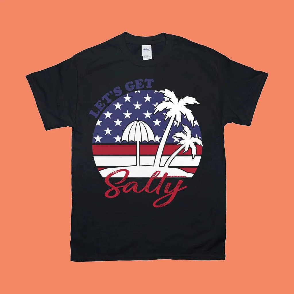 Saltwater USA Flag T-Shirts