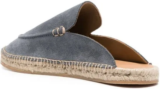 Scarosso suede jute-sole espadrilles Grey