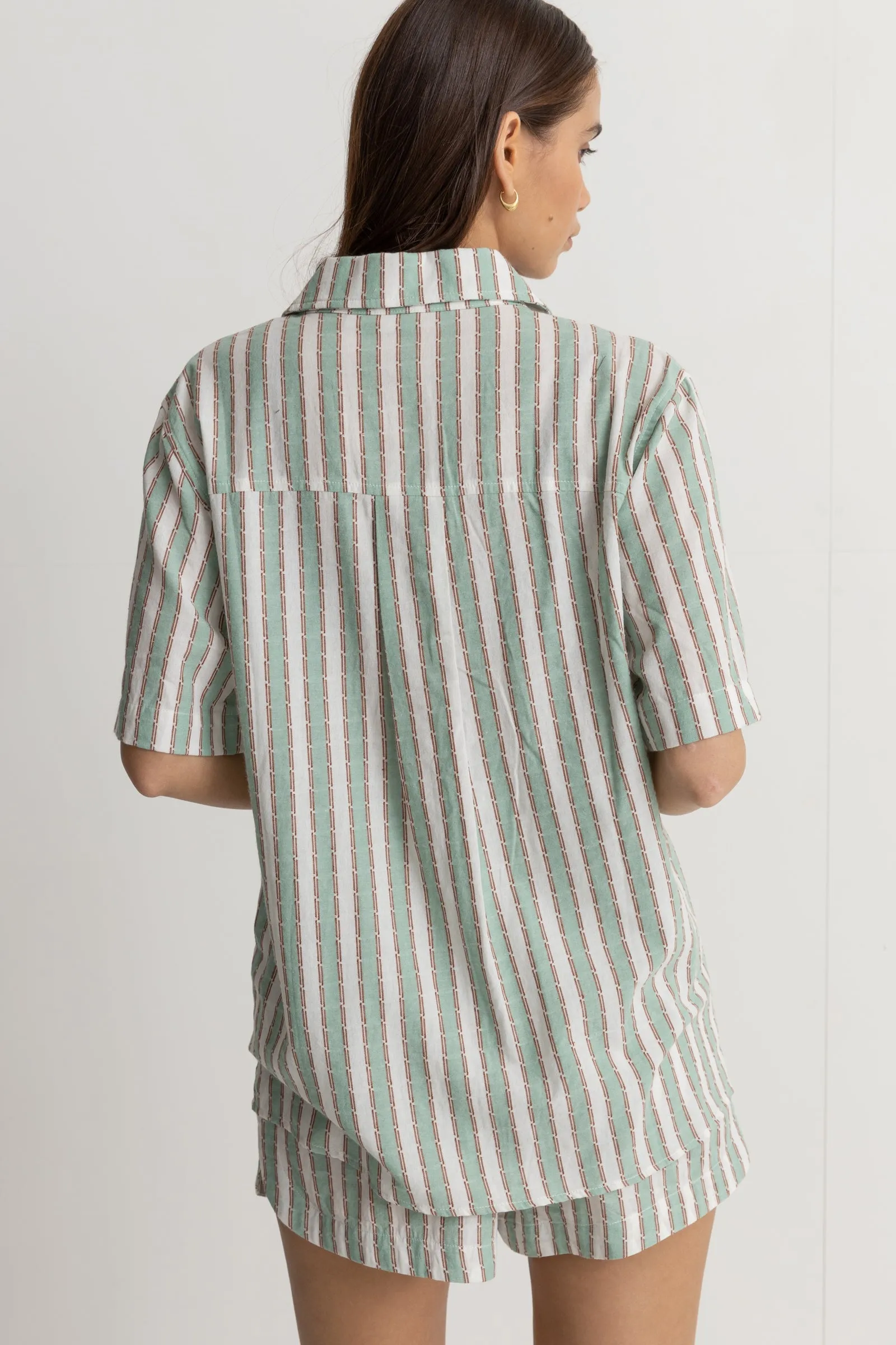 Sea Green Joelene Short Sleeve Shirt