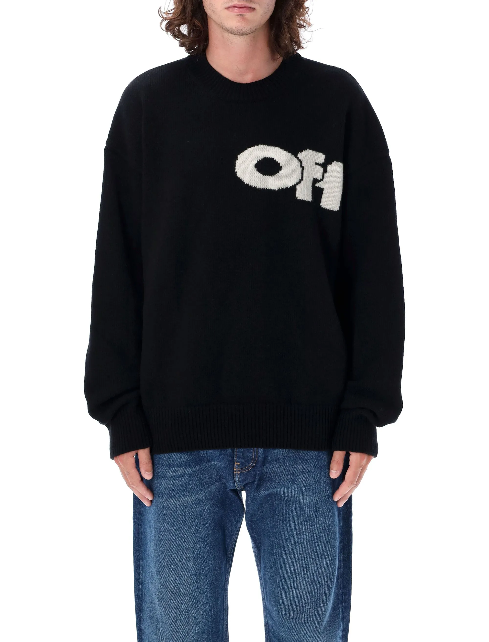 SHARED LOGO KNIT CREWNECK