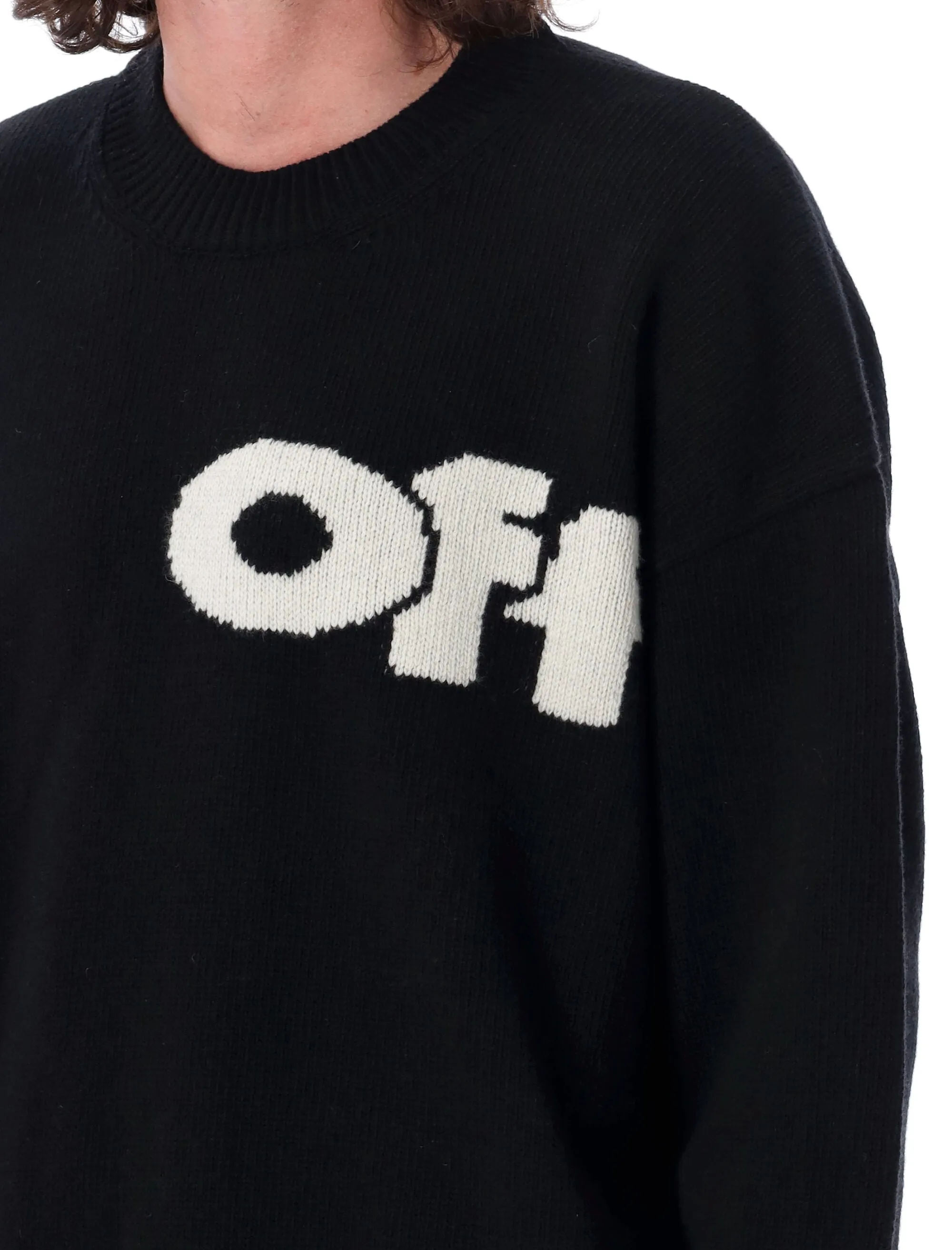 SHARED LOGO KNIT CREWNECK