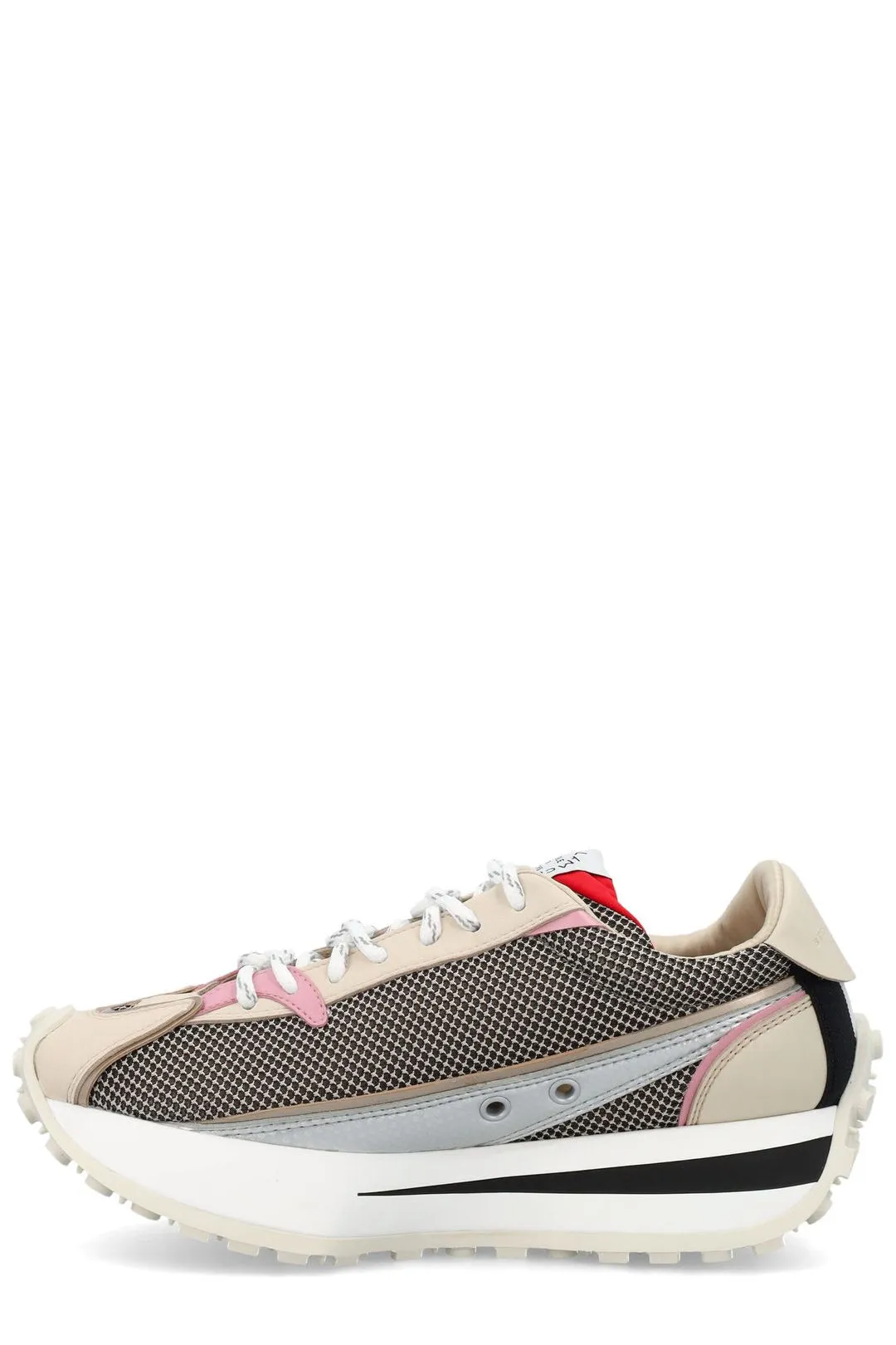 Reclypse Round Toe Lace-Up Sneakers by Stella McCartney