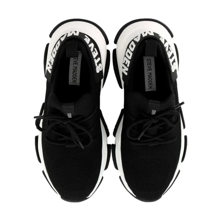 Women's Steve Madden PROTEGE Lace-Up Sneakers Black