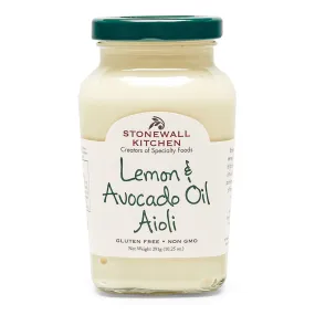 STONEWALL KITCHEN-LEMON & AVOCADO OIL AIOLI