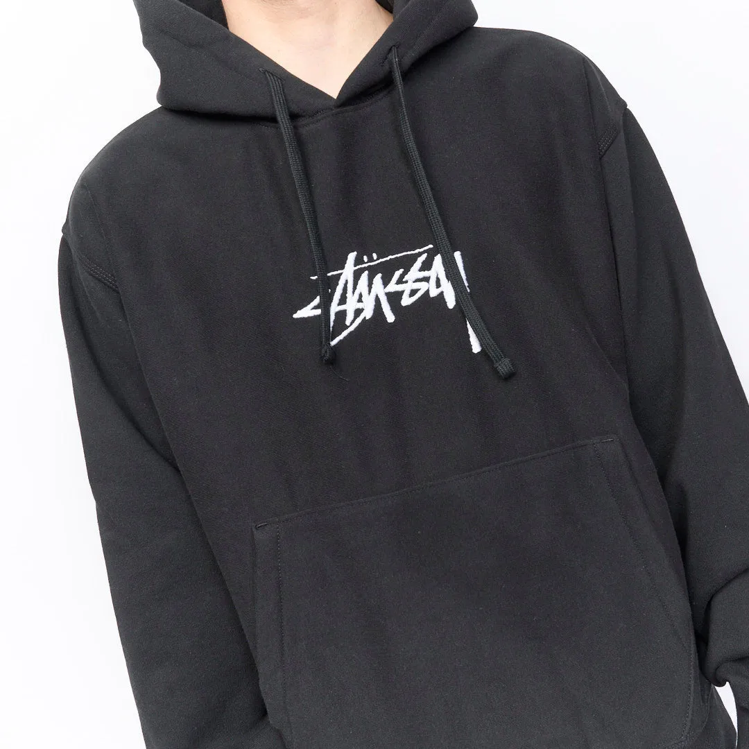 Stussy - Stock Logo App. Hood (Black)