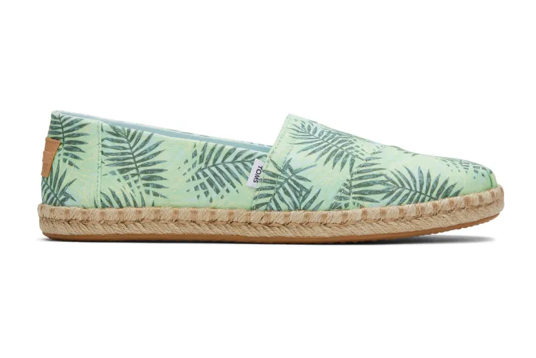 Stylish summer-themed espadrilles