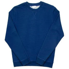 Sunspel Real Indigo Loopback Sweatshirt