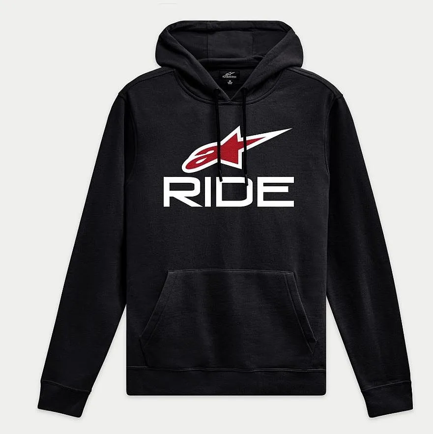 sweatshirt Alpinestars Ride 4.0 Hoodie - Black/White/Red - men´s