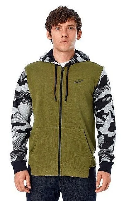 sweatshirt Alpinestars Terrain Zip - Olive - men´s