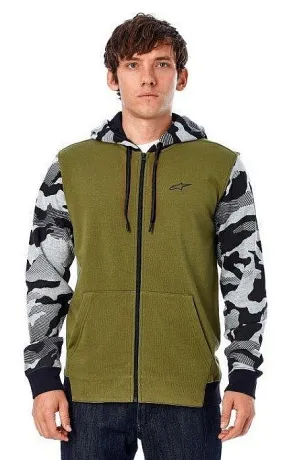 sweatshirt Alpinestars Terrain Zip - Olive - men´s