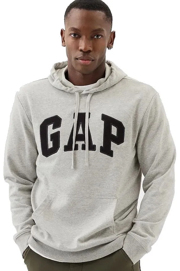 sweatshirt GAP Logo GAP French Terry - Light Heather Grey - men´s