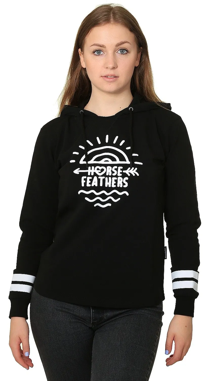 sweatshirt Horsefeathers Shiva - Black - women´s