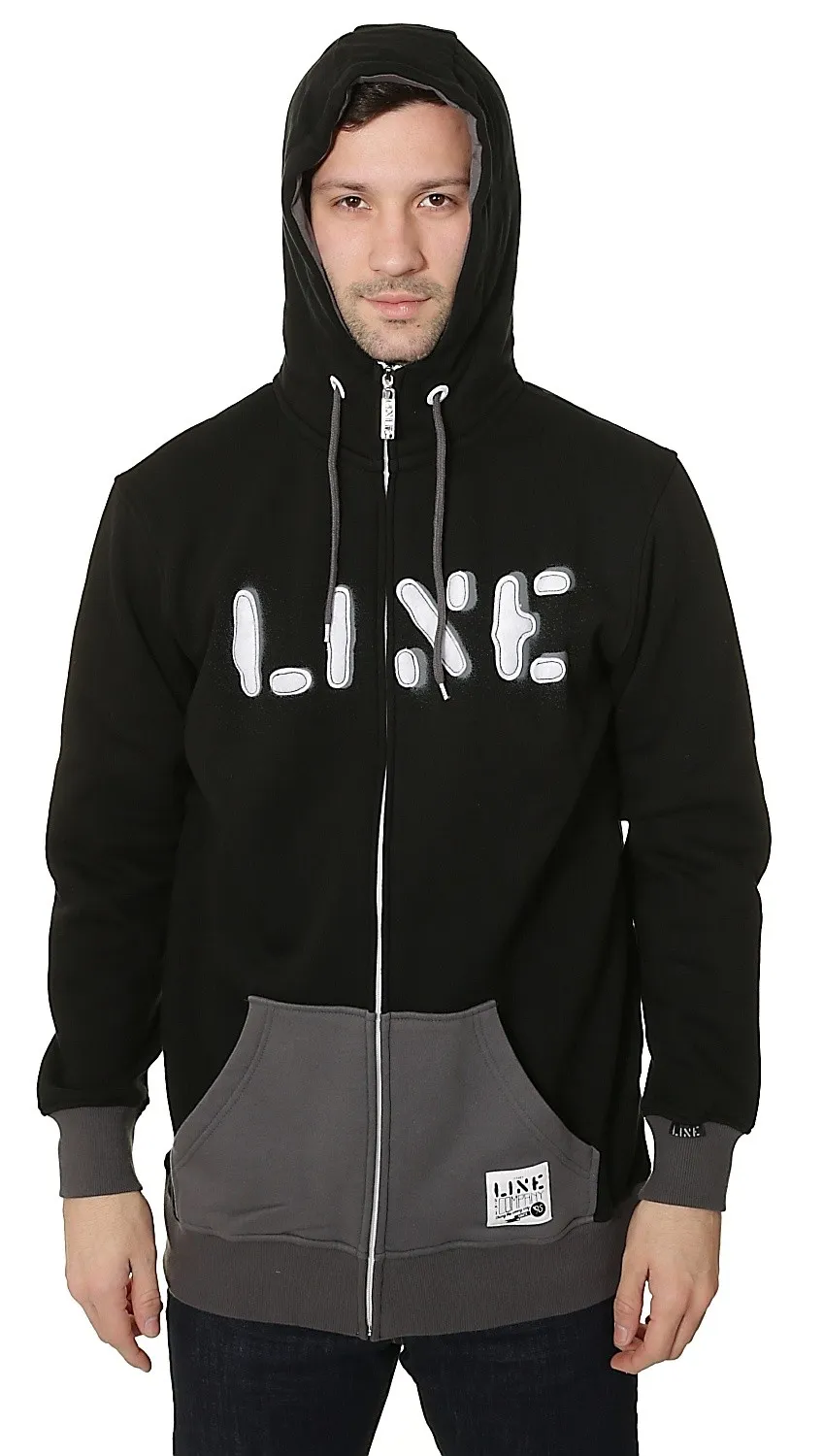 sweatshirt Line Original Zip - Black