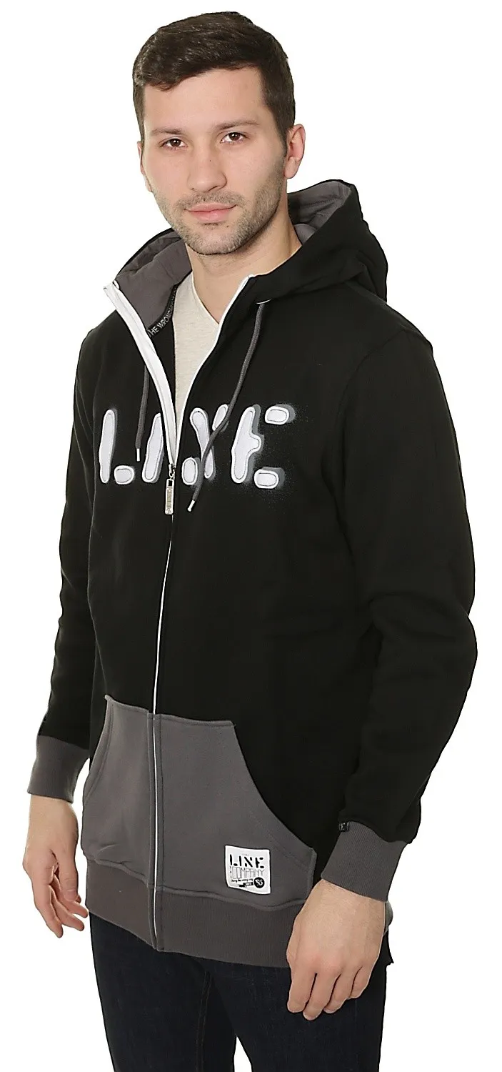 sweatshirt Line Original Zip - Black