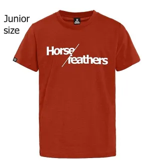 T-Shirt Horsefeathers Slash - Orange Rust - unisex junior