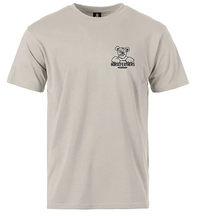 T-Shirt Horsefeathers Teddy - Cement - men´s