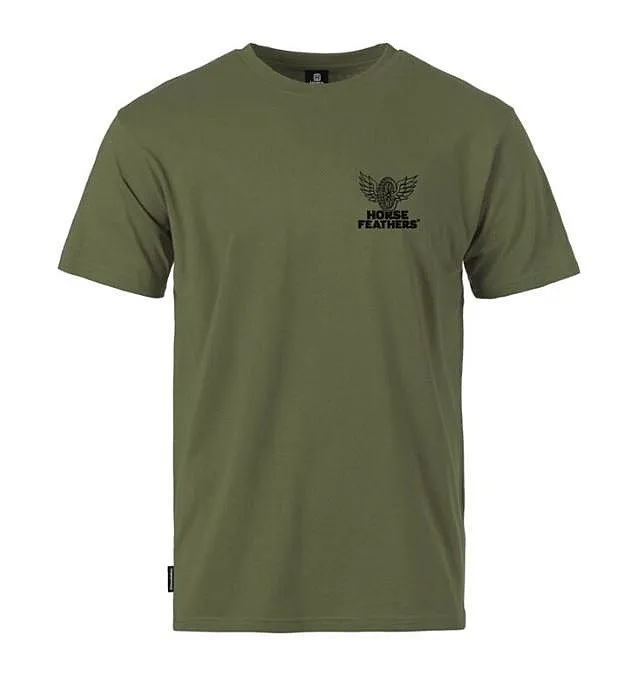 T-Shirt Horsefeathers Wheel - Loden Green - men´s