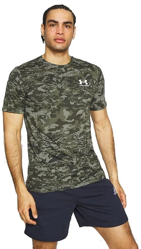 T-Shirt Under Armour ABC Camo - 310/Baroque Green/White - men´s