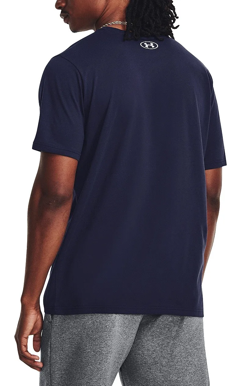 T-Shirt Under Armour ABC Camo Boxed Logo - Midnight Navy/White - men´s