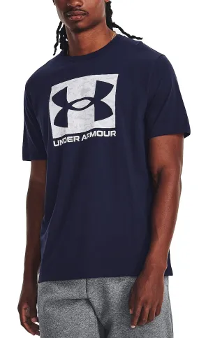 T-Shirt Under Armour ABC Camo Boxed Logo - Midnight Navy/White - men´s