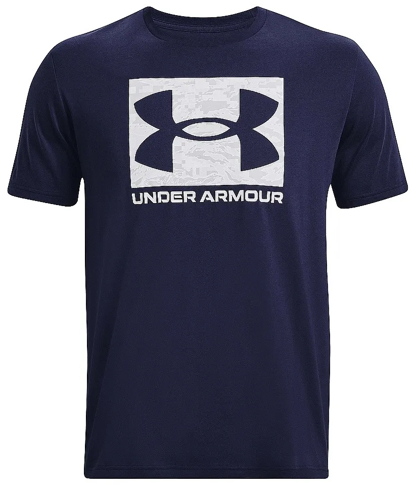 T-Shirt Under Armour ABC Camo Boxed Logo - Midnight Navy/White - men´s