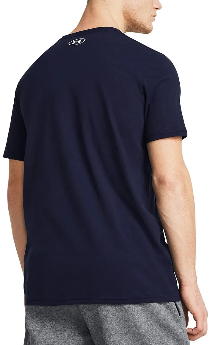 T-Shirt Under Armour Camo Chest Stripe - Midnight Navy/White - men´s