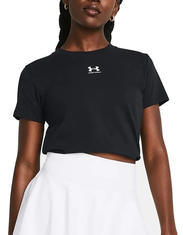 T-Shirt Under Armour Campus Core - Black/White - women´s