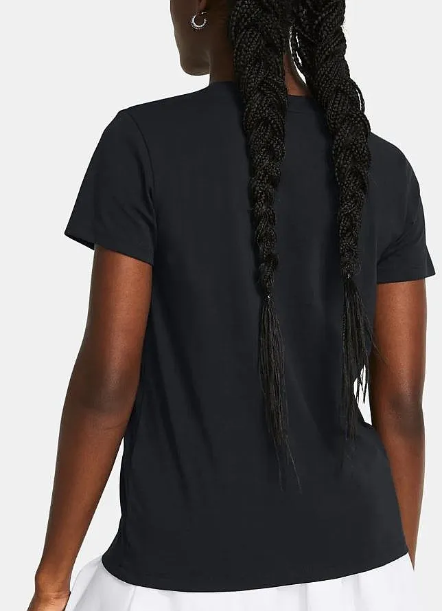 T-Shirt Under Armour Campus Core - Black/White - women´s