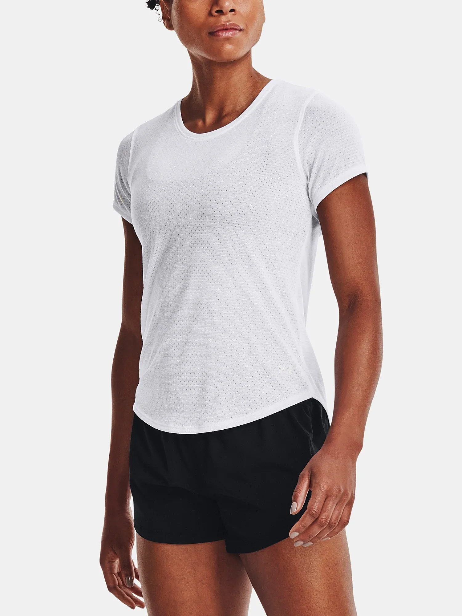 T-Shirt Under Armour Streaker - White - women´s