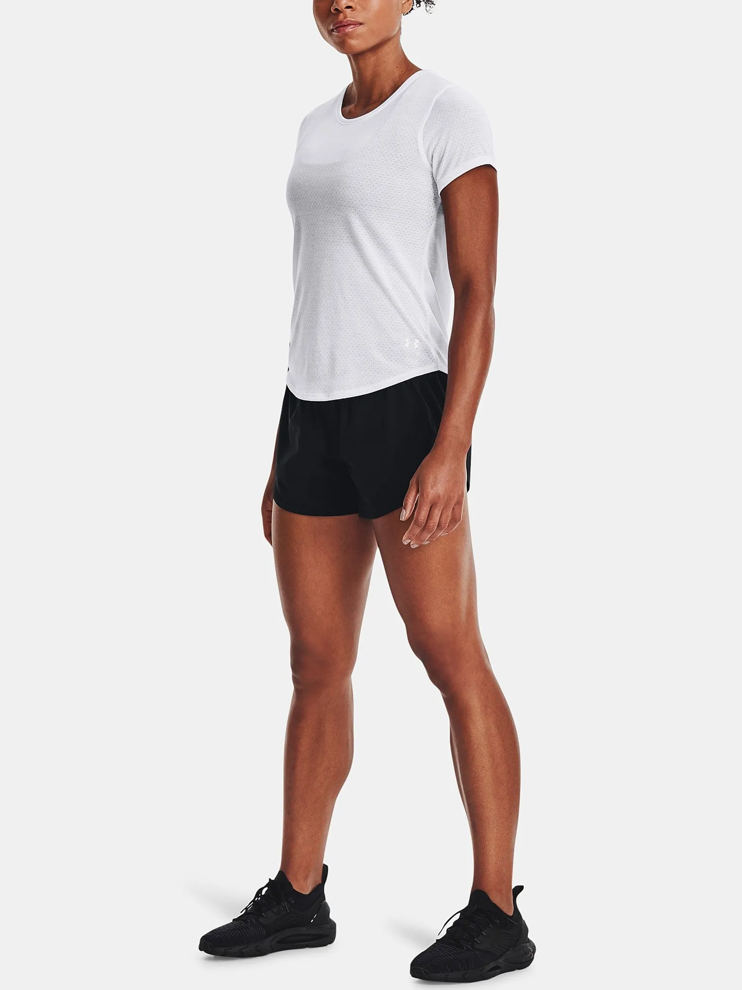 T-Shirt Under Armour Streaker - White - women´s