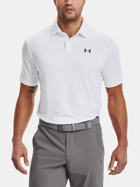 T-Shirt Under Armour T2G Polo - White - men´s