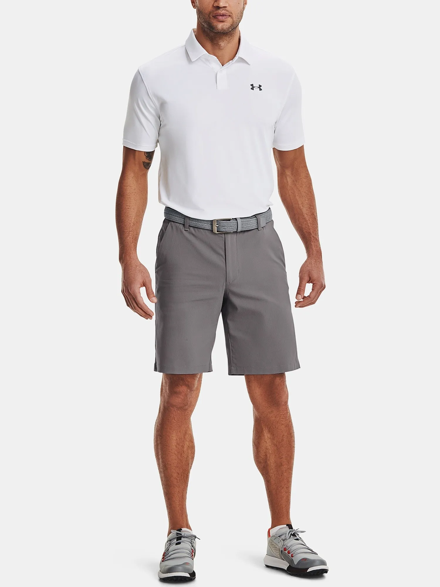 T-Shirt Under Armour T2G Polo - White - men´s