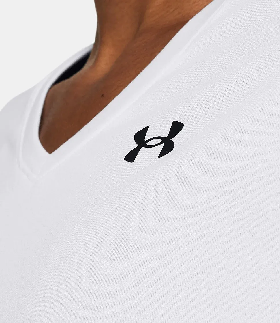 T-Shirt Under Armour Tech SSV Solid - White/Black - women´s