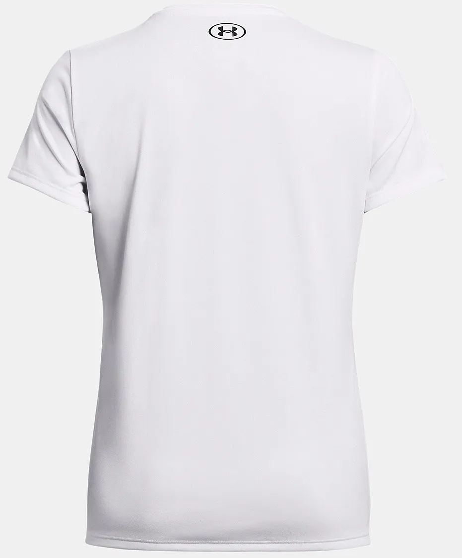 T-Shirt Under Armour Tech SSV Solid - White/Black - women´s