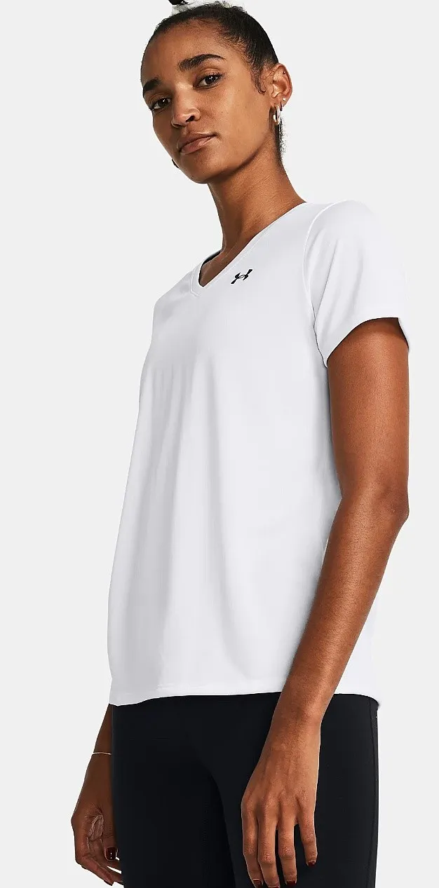 T-Shirt Under Armour Tech SSV Solid - White/Black - women´s