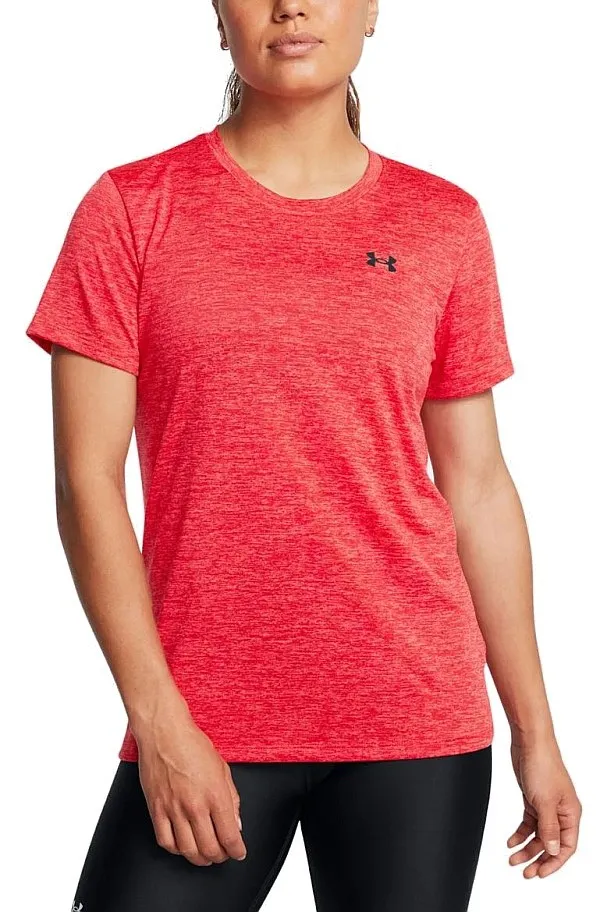 T-Shirt Under Armour Tech Twist - Racer Red/Black - women´s