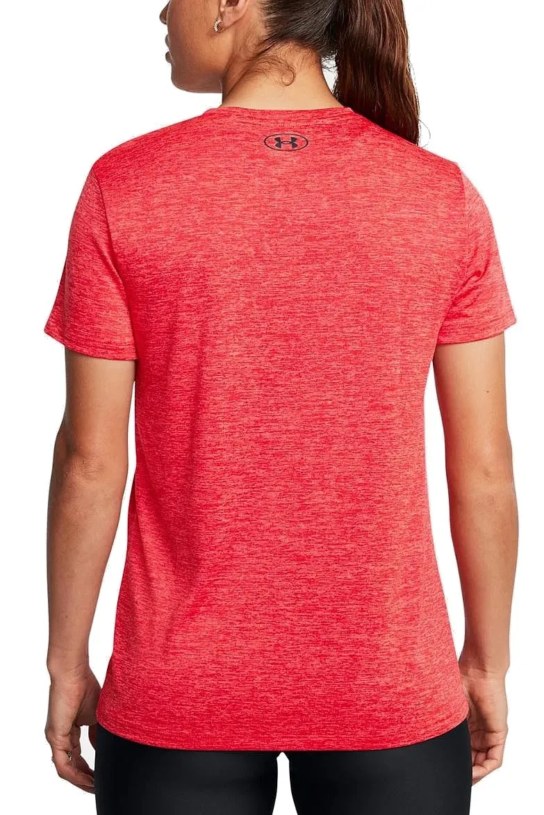 T-Shirt Under Armour Tech Twist - Racer Red/Black - women´s