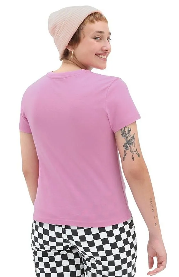 T-Shirt Vans Flying V Crew - Flying V Cyclamen - women´s