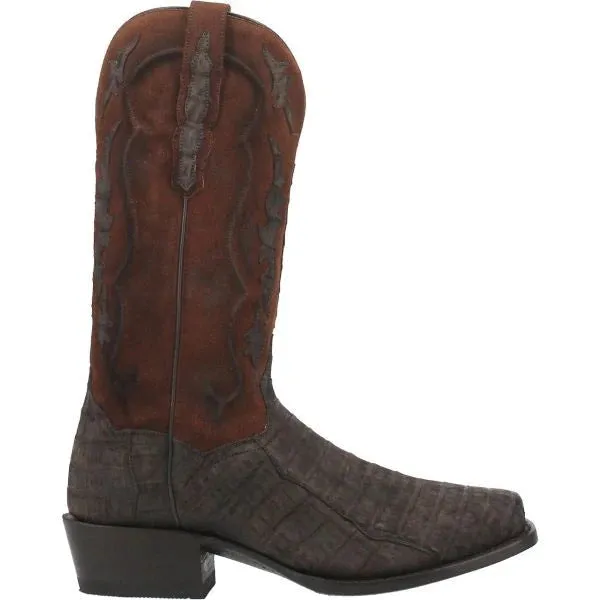 Dillon Charcoal Caiman Boots By Dan Post Boots - Shop Now