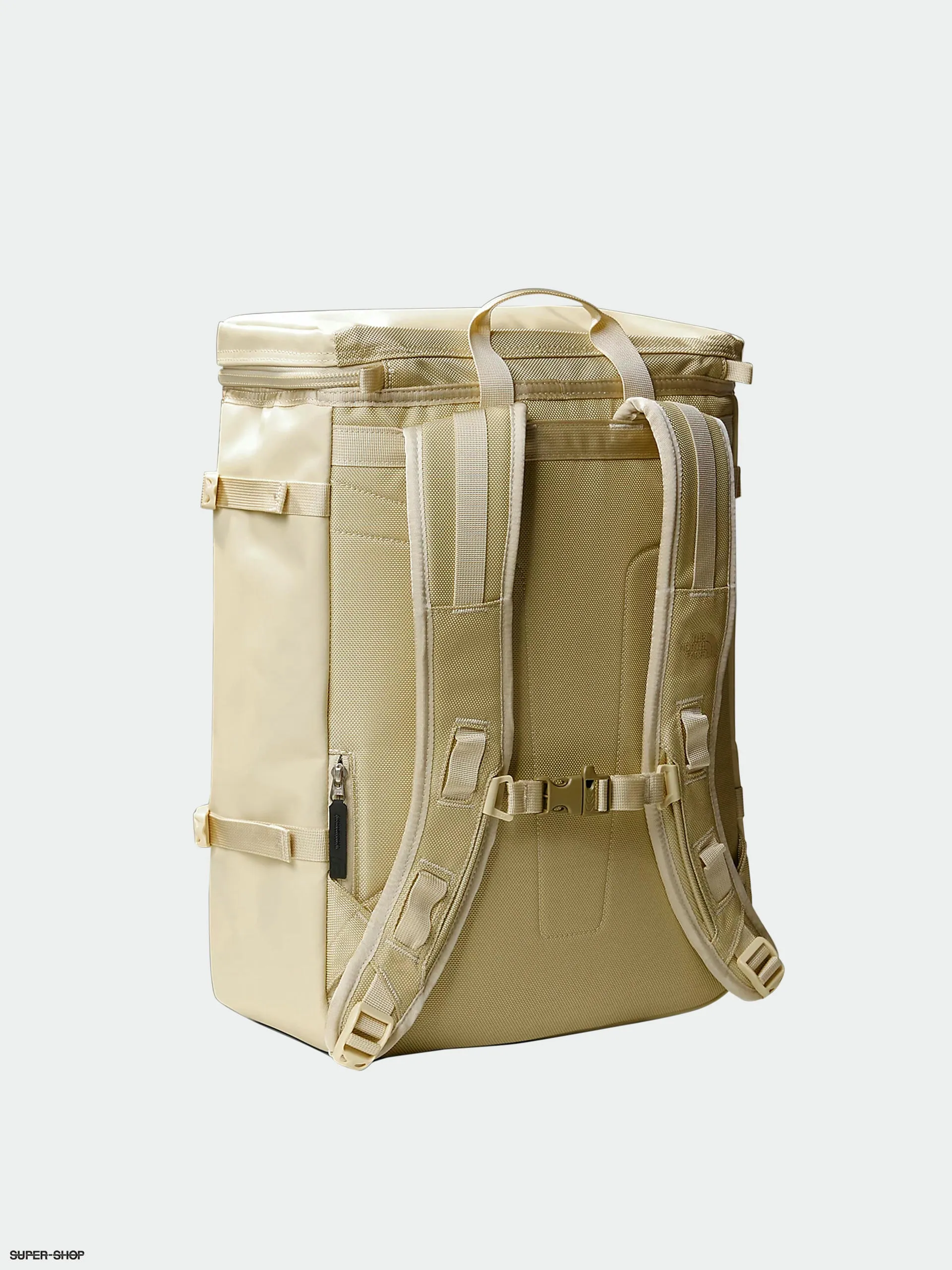 North Face Base Camp Fuse Box Backpack Gravel Khaki Stone