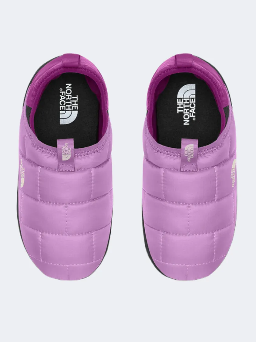 The North Face Thermoball Traction Mule Ii Kids Lifestyle Slippers Dragonfruit/Mulberry