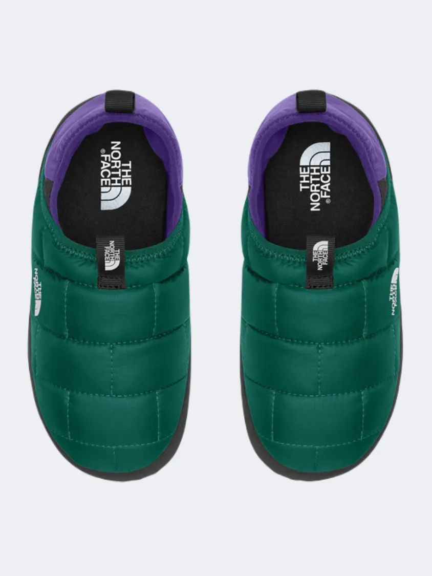 The North Face Thermoball Traction Mule Ii Kids Lifestyle Slippers Evergreen/Purple