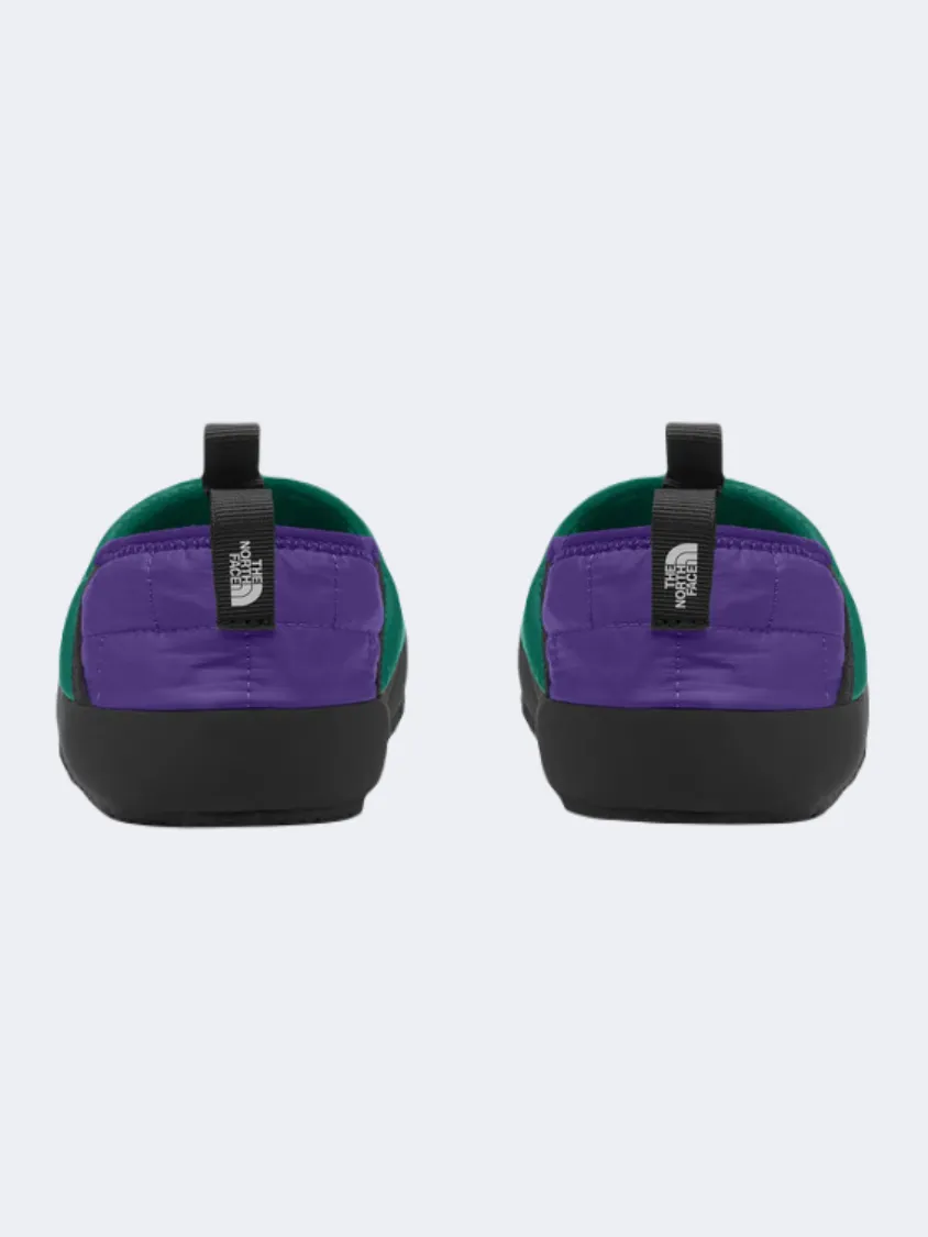 The North Face Thermoball Traction Mule Ii Kids Lifestyle Slippers Evergreen/Purple