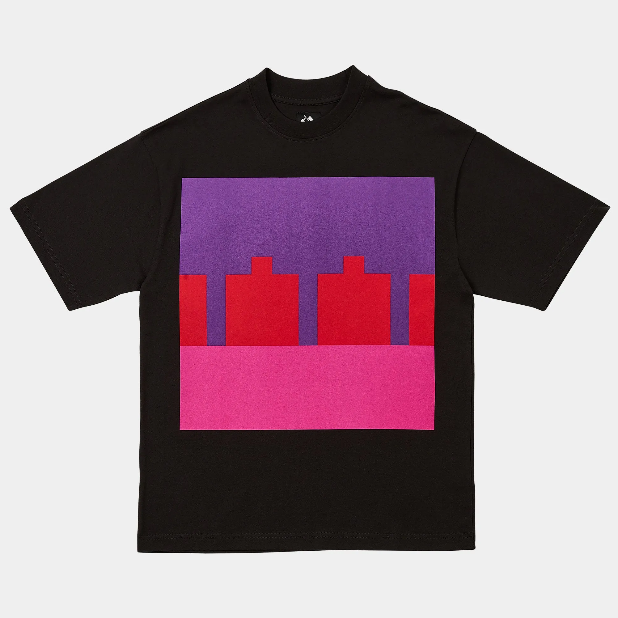 The Trilogy Tapes Block T-Shirt - Black