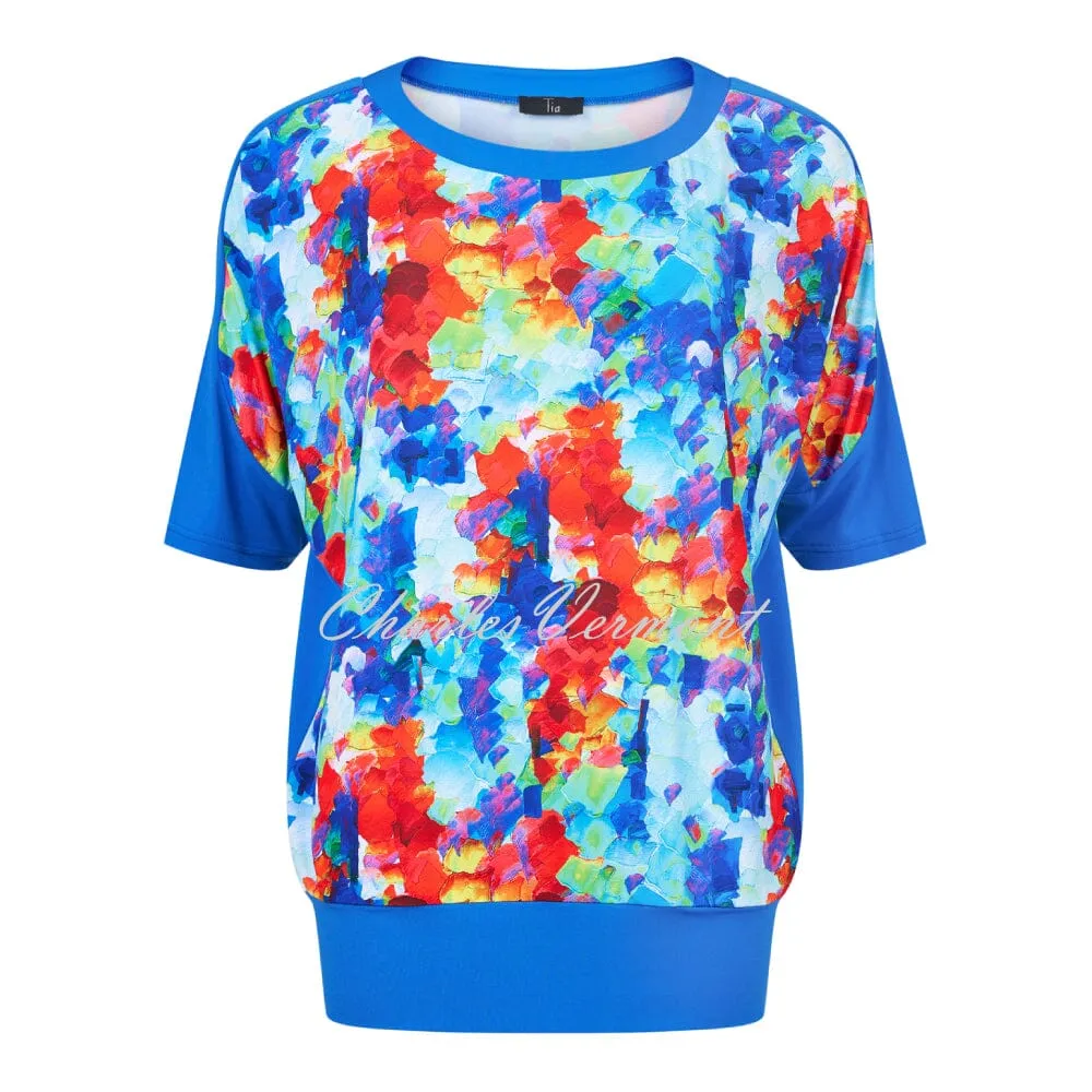 Tia Abstract Print Top - Shop Style 73054-7792-65