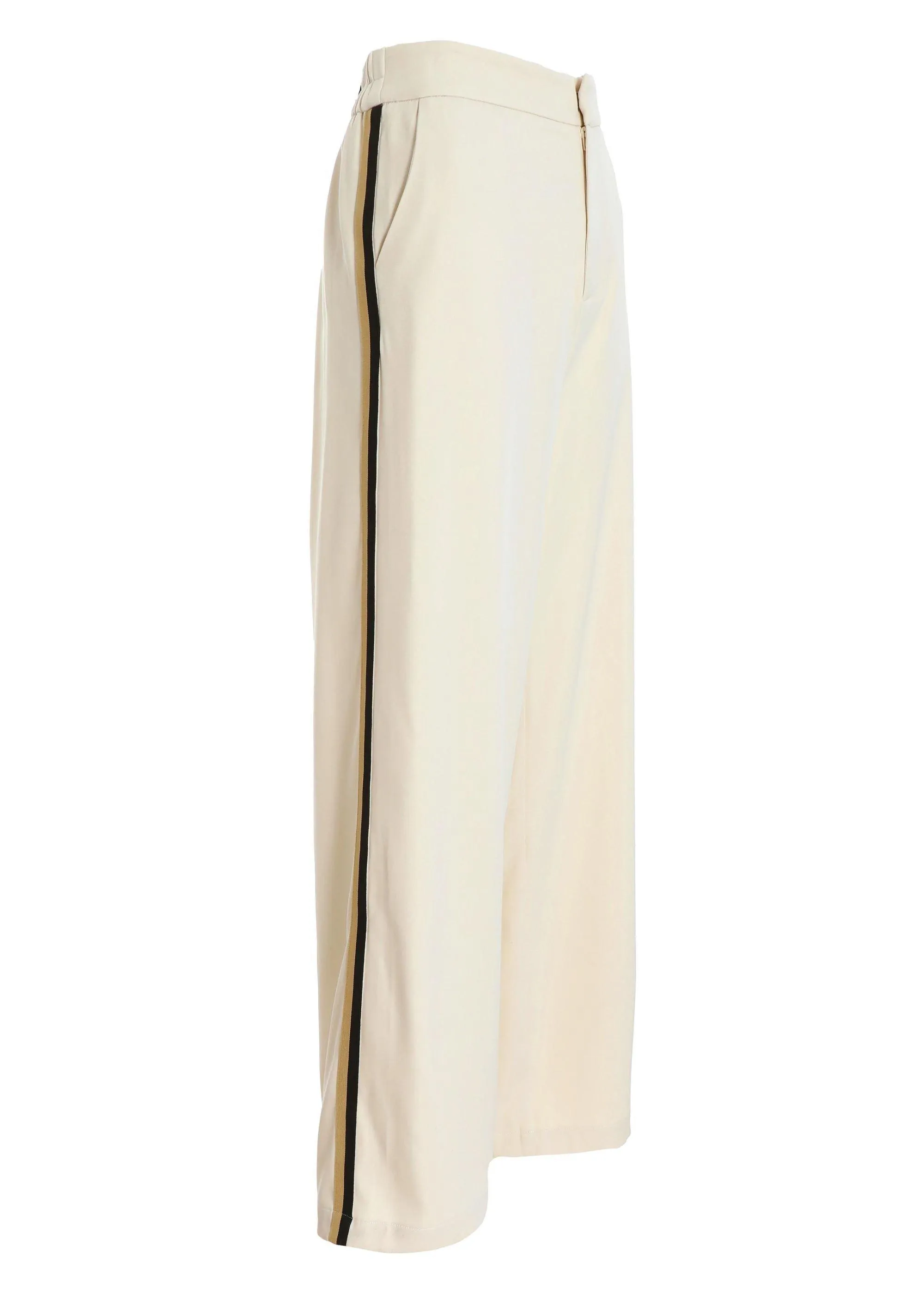 Contrast Trim Trousers