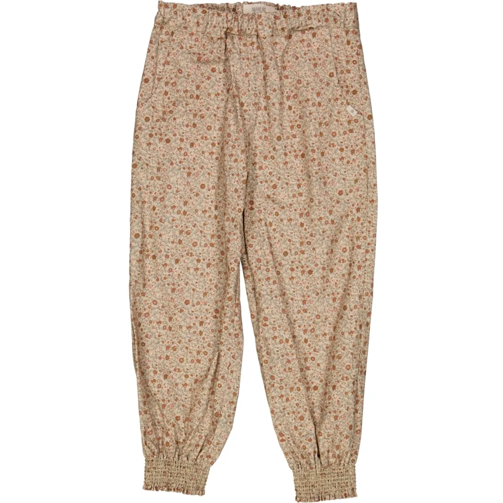 Trousers Sara - rose tangled flowers