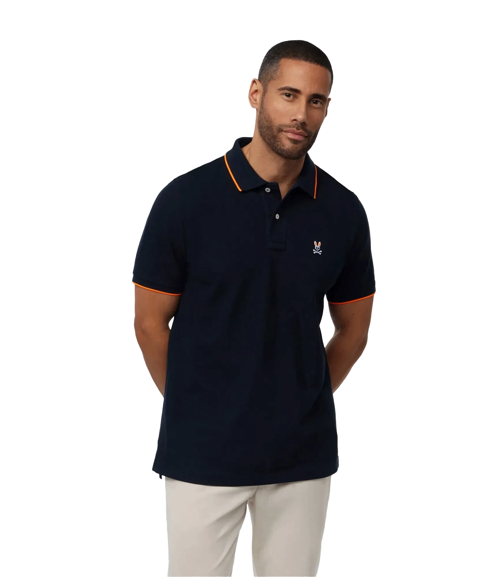 Troy Pique Polo - Navy