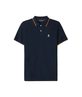 Troy Pique Polo - Navy