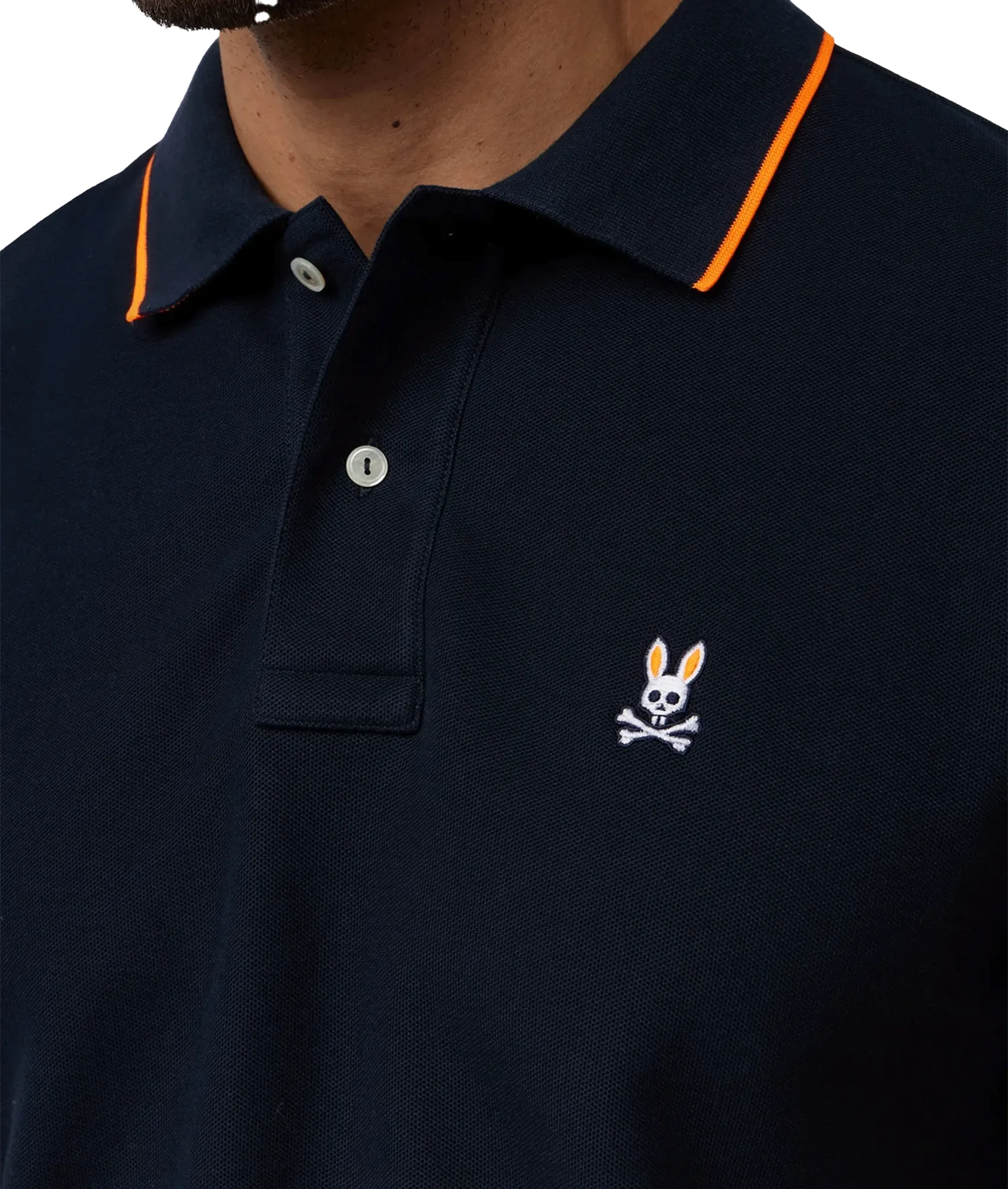 Troy Pique Polo - Navy